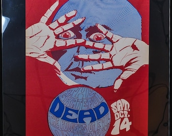 Cannon Grateful Dead 1967 Continental Ballroom Original 1st Printing Concert Poster