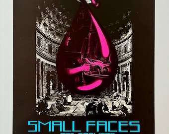 Póster del concierto de David Singer, Small Faces, Fillmore West, 1970, BG-232
