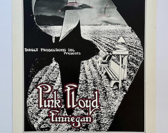 Pink Floyd Finnegan 1971 San Diego Community Concourse Original