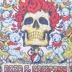 Zeb Love Dead and Company 2018 Hartford Artist Proof Concert Poster
