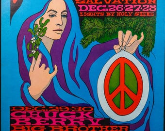 The Doors Chuck Berry 1967 Original Concert Poster at Winterland