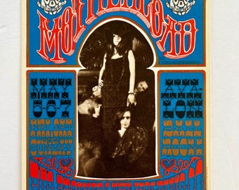 Big Brother & Holding Company Avalon Ballroom 1967 Bob Seidemann Rick Griffin Original Postcard