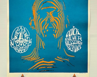 FD-28 RP-4 Avalon Ballroom Poster 13e étage ascenseurs 1966 Chien de famille