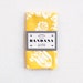 Bandanas for Women, Golden Yellow Bandana, Made in USA, Hand Printed Scarf, Floral Print Bandana, Gift for Gardener, Unisex Scarf 