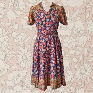 knee length dresses for ladies Liberty Dress Sewing Pattern PDF main image 1