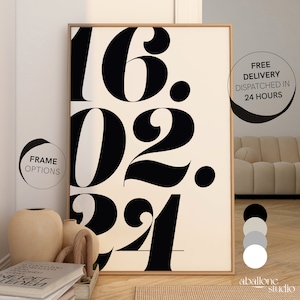 Personalisierte Datum Druck Einzigartige Save the Date Karten Baby Jungen Geschenke Graduierung Karte Benutzerdefinierte Baby Shower Geschenk, Vatertagsgeschenk