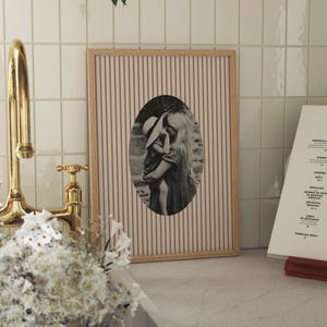 Custom Striped Photo Print Wall Art Print Your Own Photo Personalised Gift Home Decor Customisable gift, personalised photo frame gift