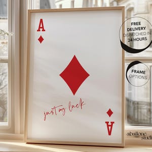 Personalisierte Spielkarte Druck 1. Jahrestag Geschenkpapier Jahrestag Sentimental Hochzeitsgeschenk 21 Geburtstagsgeschenk für sie Diamant Geschenk