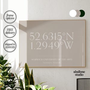 Personalisierte Landschaft Koordinaten Druck, benutzerdefinierte Verlobung Hochzeit Lage Geschenk, einzigartige Jubiläum Wohnkultur, neues Zuhause Geschenk Housewarming
