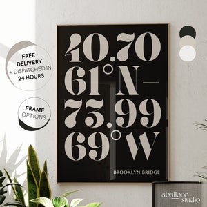 Personalisierte Koordinaten Druck, Benutzerdefinierte Minimale Verlobung Hochzeitsgeschenk, Jahrestag Wanddekoration, Einzigartige Neue Zuhause Geschenke gerahmt, Karte Lage