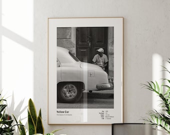 Personalized Car Photo Print: Custom Car Poster, Sentimental Gift