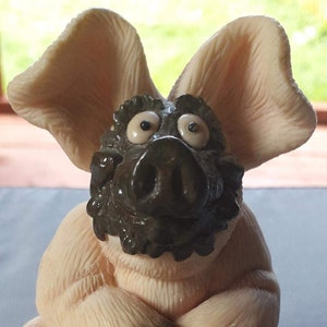 Piggin Gorgeous Figurine - Hand Made by David Corbridge - Rare 1997 Pig Ornament - Collectible Piggins No Box