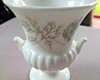 Wedgwood bloemenvaas, porselein, gemaakt in Engeland, mini-urn, antieke vazen, vintage