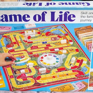 The Game of Life Board Game | Retro Edition | MB Games 1978 | Family Game | Complete with Rules| Vintage Rare | Milton Bradley | Age 8+