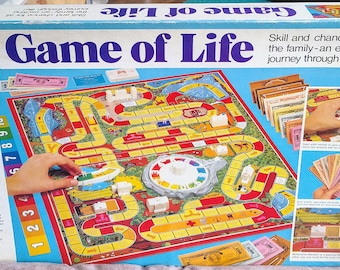 The Game of LIFE Dated 1985 Board Game - Model Number 04000 - - Etsy