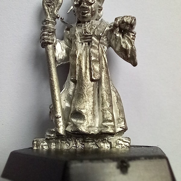 Prêtre Talisman miniature, figurine en métal Warhammer, 1986 accessoire de jeu de guerre Citadel