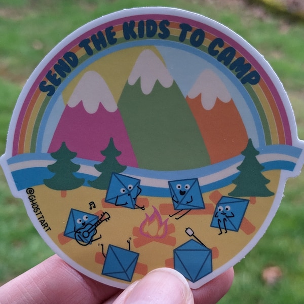 Dimension 20 - Send the Kids to Camp stickers