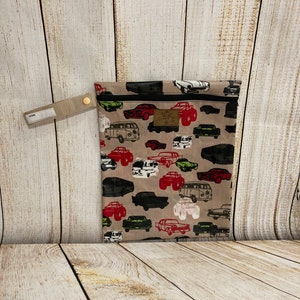 XL Wetbag Oldtimer personalisierbar handgemacht Windeltasche Nasstasche Wechseltasche Hygienebeutel Schwimmbadtasche Strandtasche