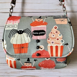 Creepy Cute Cupcakes Purse - Large Messenger Style