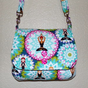 Cartera de yoga para damas: estilo minimensajero