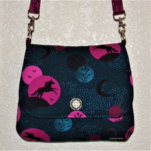 Sac à main Unicorns at Dusk - Mini style messager