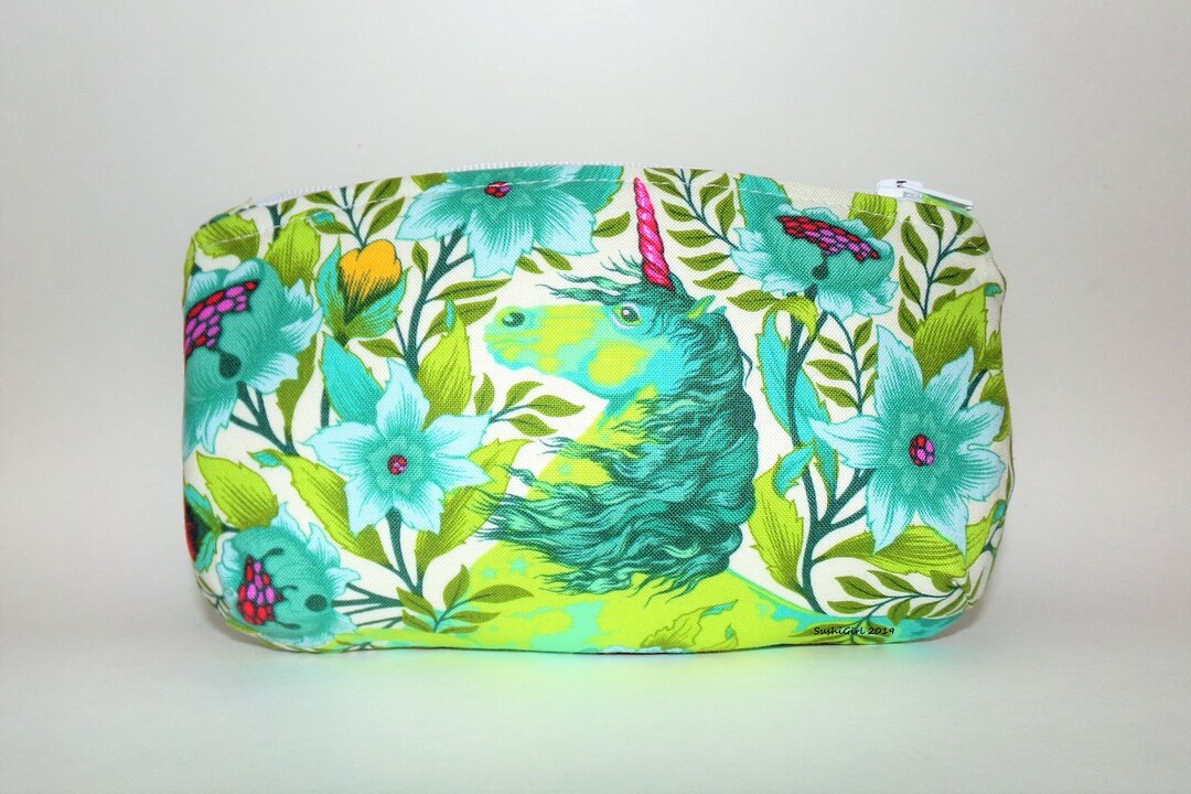 Botanical Unicorns (white) Sunglasses Case