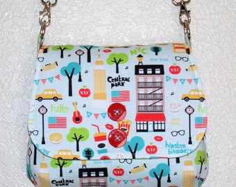 New York City Mini Messenger Purse