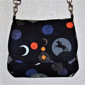 Porte-monnaie licornes minuit - Mini messager