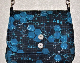 Chemical Formulas Mini Messenger Purse