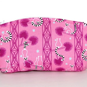Estuche para gafas de sol con diseño de lémures de cola anillada