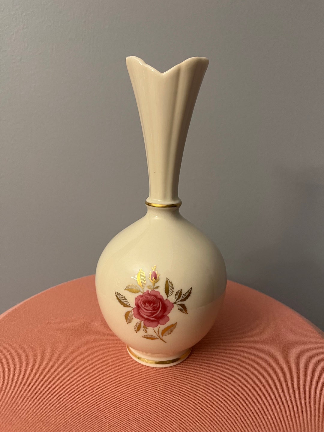 Lenox Vase With Rose