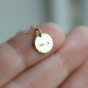 Arrow Necklace, Tiny Gold Arrow Necklace, Friendship Necklace, Traveler Necklace, Study Abroad, Adventurer, Going Away Gift Exchange Student