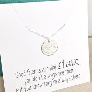 Big Dipper Necklace, North Star, Alaska Necklace, Alaskan Flag, Gold Constellation Necklace, Pole Star, Best Friend Gift, Long Distance Gift image 3