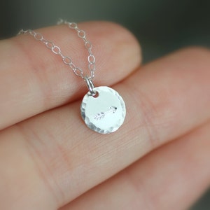 Arrow Necklace, Tiny Silver Arrow Charm Necklace, Friendship Necklace, Traveler Necklace, Study Abroad, Going Away Gift, Exchange Student