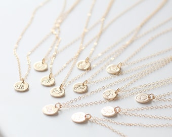 Scorpio Necklace, Zodiac Necklace, Gold Scorpio Necklace, Zodiac Jewelry, November Birthday Gift, Scorpio Sign, Best Friend Gift, Minimal