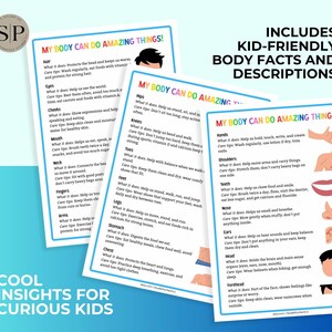 Body Parts Preschool Bundle, Printable Anatomy Activity Pack Montessori ...