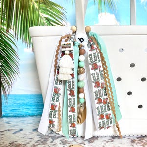 Beach Please Bogg Bag Charm, Beach Bag Tag, Summer Bag Charm, Bogg Bag Charm, Bogg Bag Accessory, Beach Essential