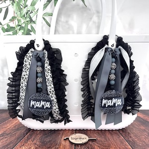 Mama Life Bag Charm and/or Keychain Wristlet, Purse Charm, Bogg Bag Charm, Mama Bogg Bag Tassel, Mom Bag Tassel, Mom Gift, Stylish