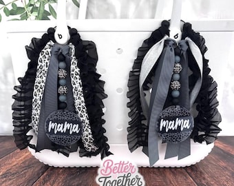 Mama Life Bag Charm and/or Keychain Wristlet, Purse Charm, Bogg Bag Charm, Mama Bogg Bag Tassel, Mom Bag Tassel, Mom Gift, Stylish