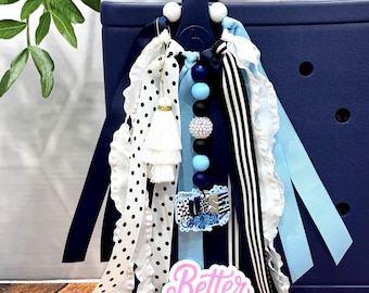 Nurse Bag Charm | RN Nurse Gift | Healthcare Worker Bag Tassel | Nurse Appreciation Gift | Nurse Bogg Bag Charm | Nursing Graduation Gift