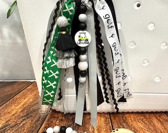 Personalized Golf Cart Tassel, Golf Cart Bag Charm, Lady Golfer Gift, Golf Mom, Golf Bag Accessory, Golf Keychain, Accessory, CAN CUSTOMIZE