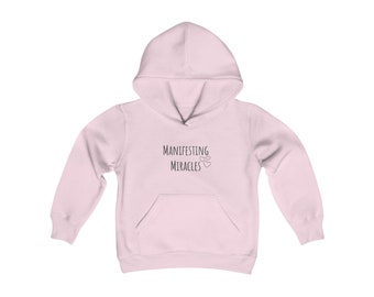 Youth Heavy Blend Hooded Sweatshirt, Kids sweatshirt, Kids hoodie, Trendy kids clothes, Spiritual kids clothes, Mom and mini clothes