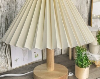 DIY Nordic geplooide tafellamp: opvouwbaar, perfect voor slaapkamer, nachtkastje, woondecoratie en artistieke sfeer!