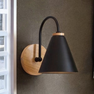 Nordic Wood Wall Lamp: Modern, Creative Design for Bedroom, Living Room, Cozy and Relax Ambiance