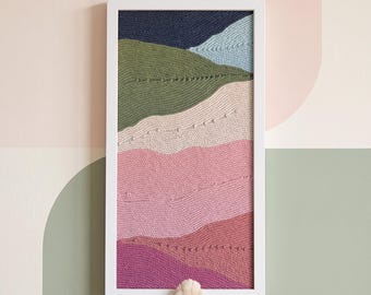 Wall Cat Scratcher — Multi-Color Landscape Wall Art for Cats | 30x57cm