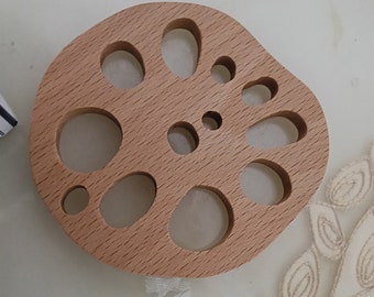 Lotus Root Style Wooden Coaster