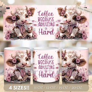Floral 12 Oz Pottery Mugs - Etsy