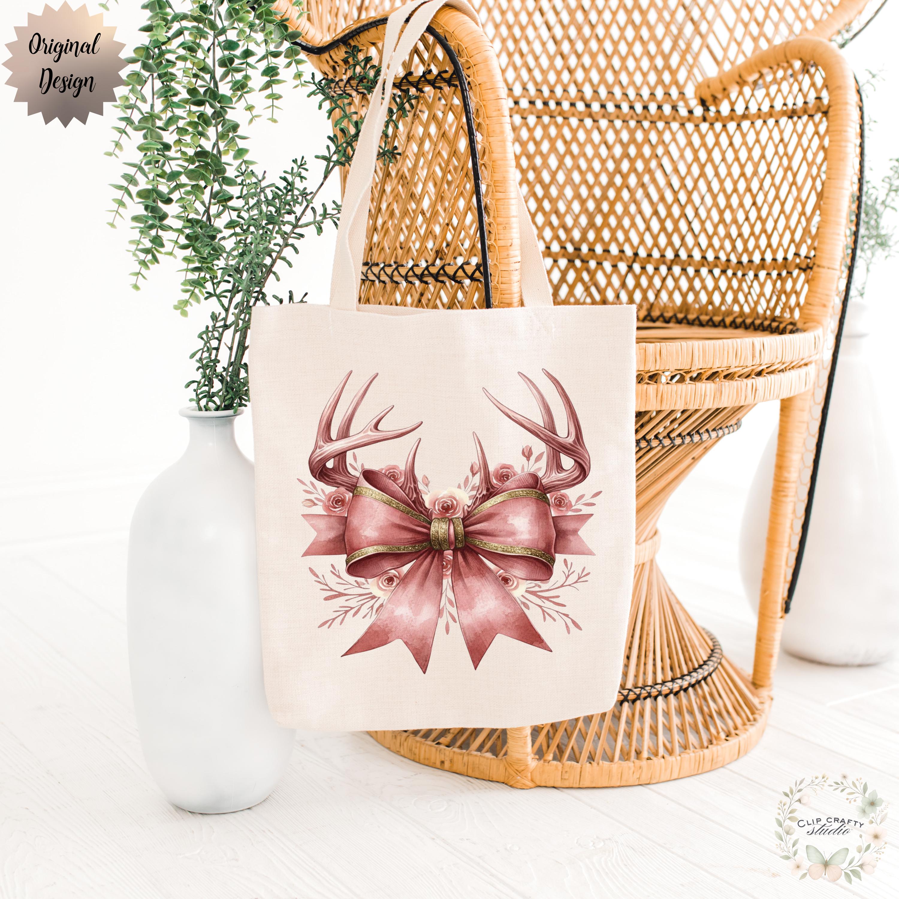 Deer Hunting Floral Pink Coquette Bow T-Shirt Sublimation PNG Deer Hunting Wife Design Pink Deer Hunting Coquette Hunting Digital Download - Thumbnail 4