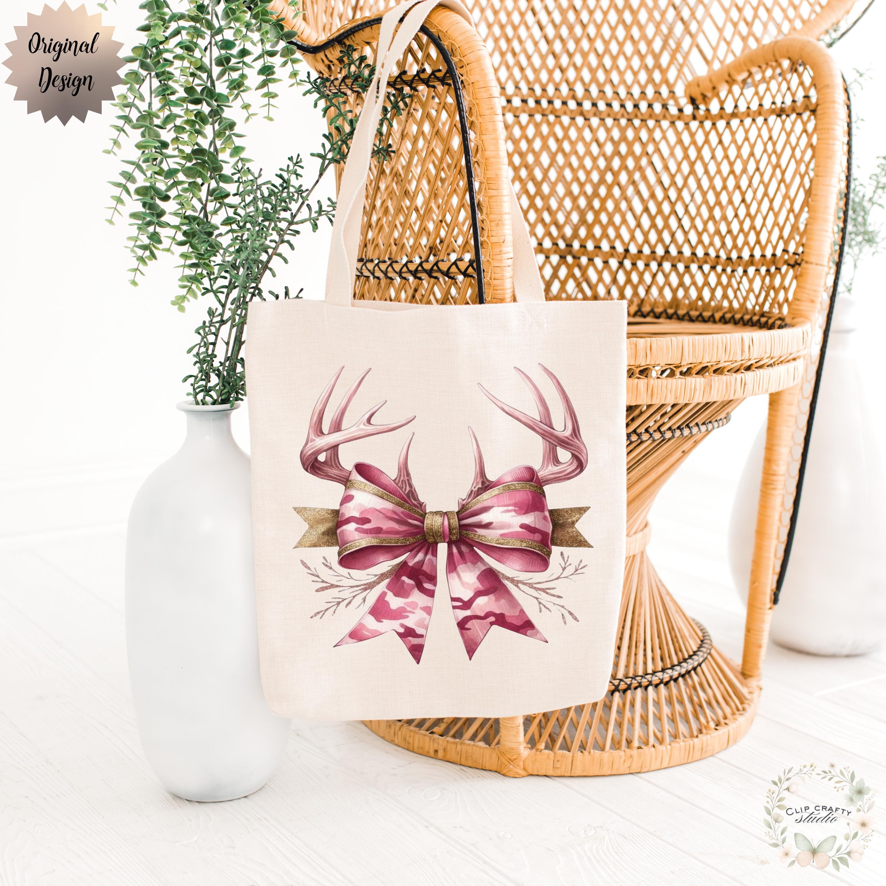 Deer Hunting Pink Camo Coquette Bow T-Shirt Sublimation PNG Hunting Wife Design Pink Camo Deer Hunting Coquette Hunting Digital Download - Thumbnail 4