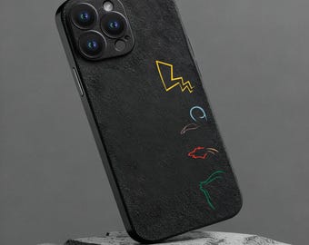 Alcantara Anime Handyhülle | Poke Anime Manga Handyhülle | Niedliche Schwanz Handyhülle | Für iPhone 17/17 Pro/17 Pro Max 16 15 14 13 12 11 Pro Max